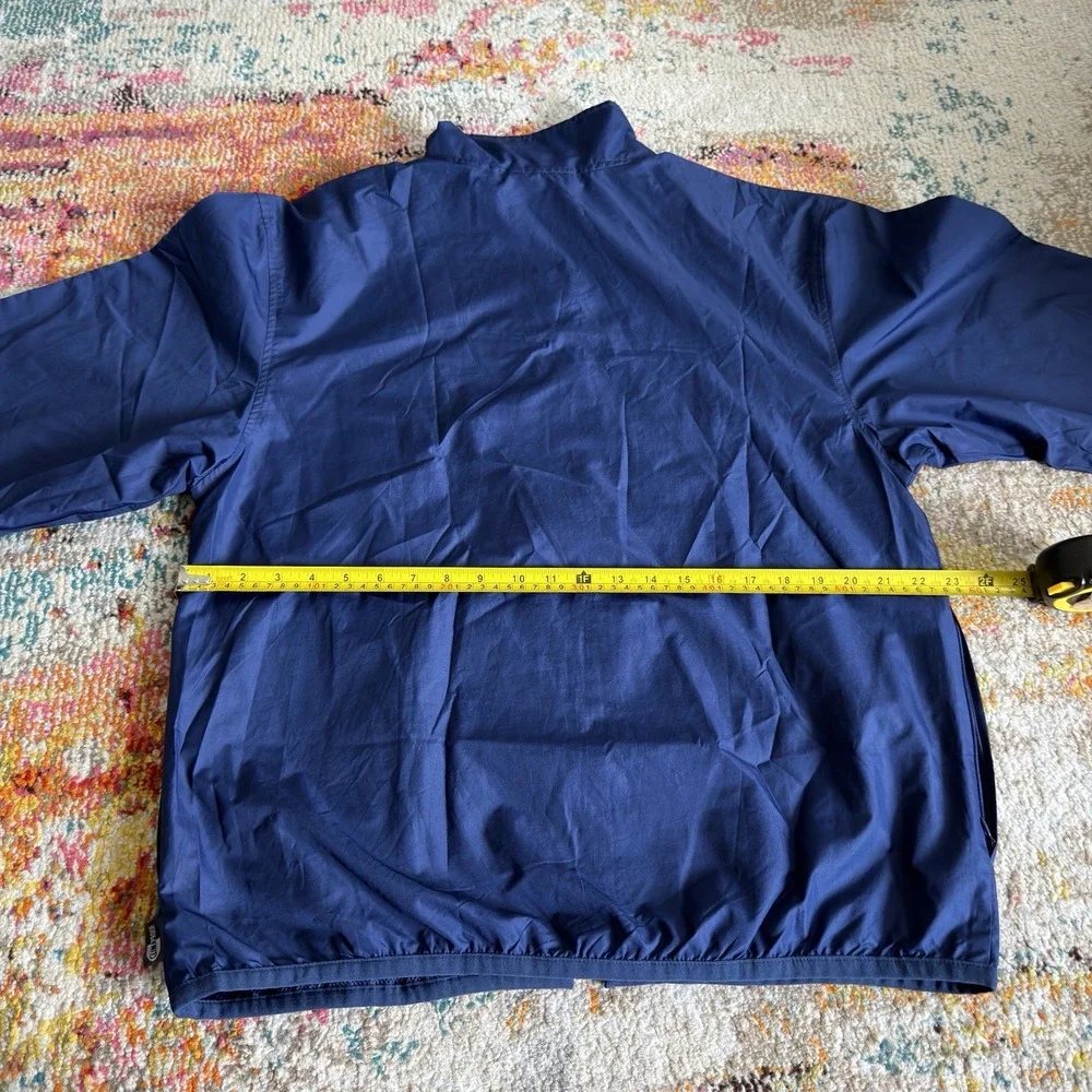 Y2K Adidas Tracksuit Set Mens M/L Navy Blue Nylon Windbreaker Jacket Pants